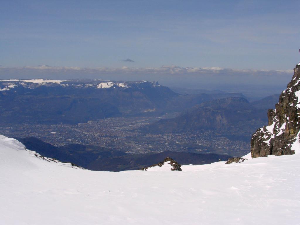 Grenoble vu du col
