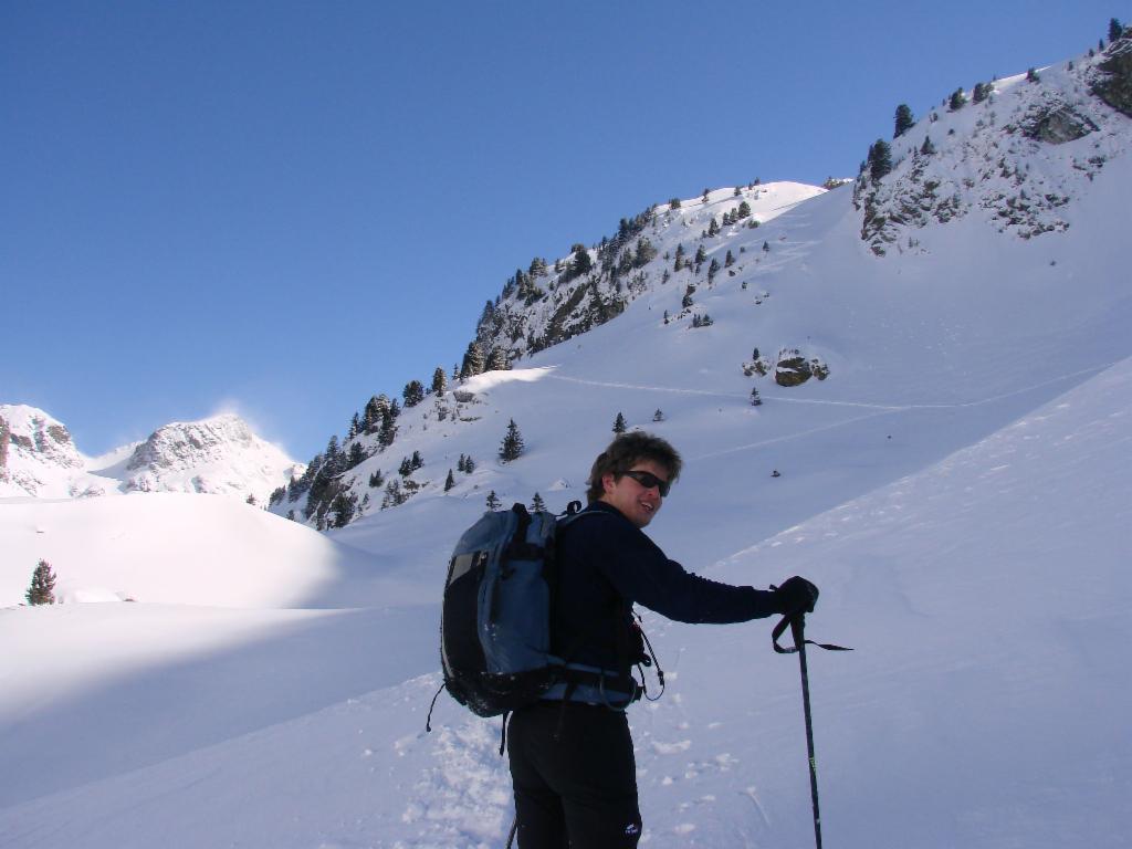 Gradin raide sortant du vallon