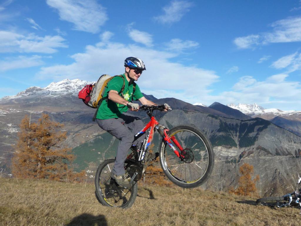 Au Col du Solude (les Grandes Rousses en arrière-plan)