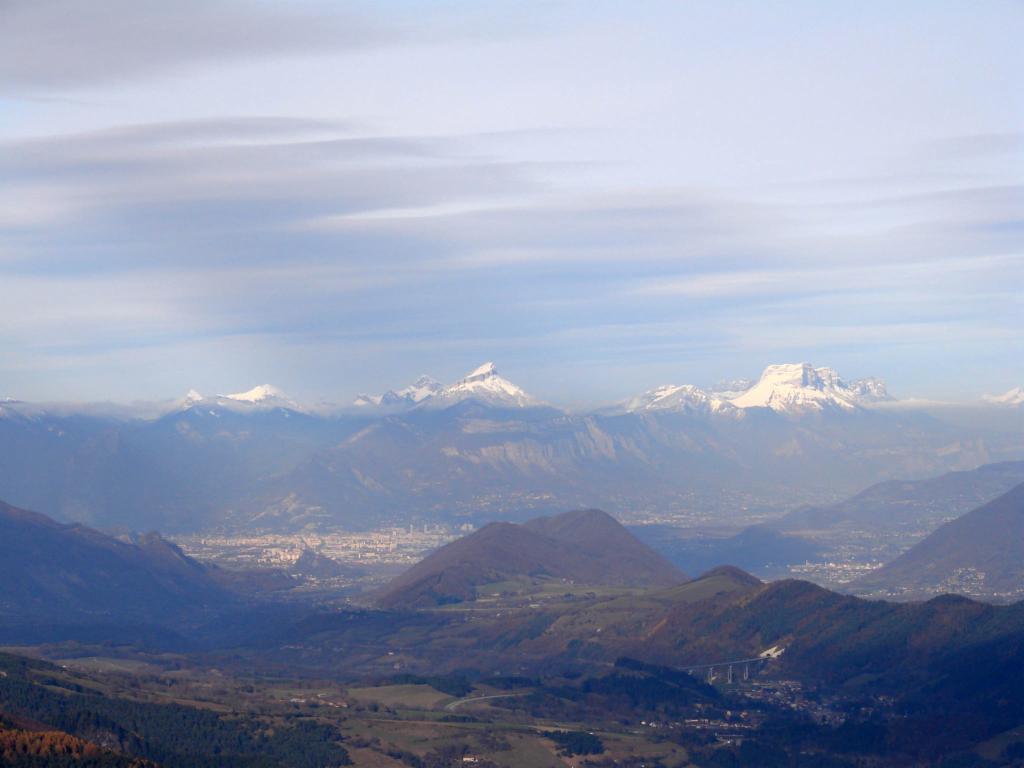 Grenoble et les sommets de la Chartreuse