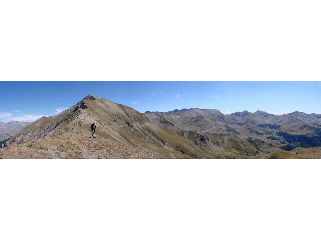 Crête ouest depuis du Col de Cambeau