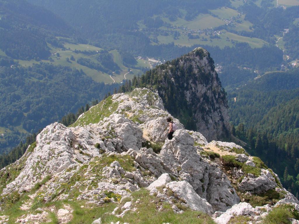 Crête vue du sommet