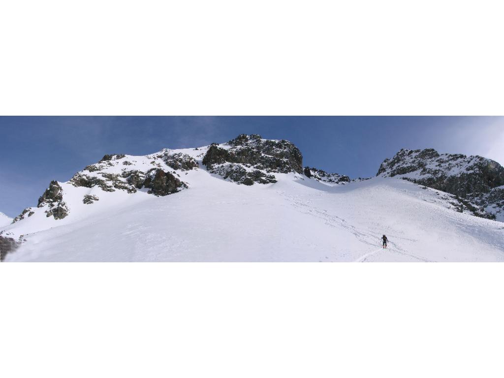 Montée par la combe ouest
