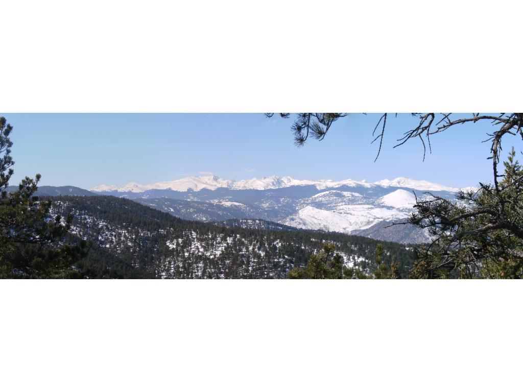 Front range peaks from the ascent