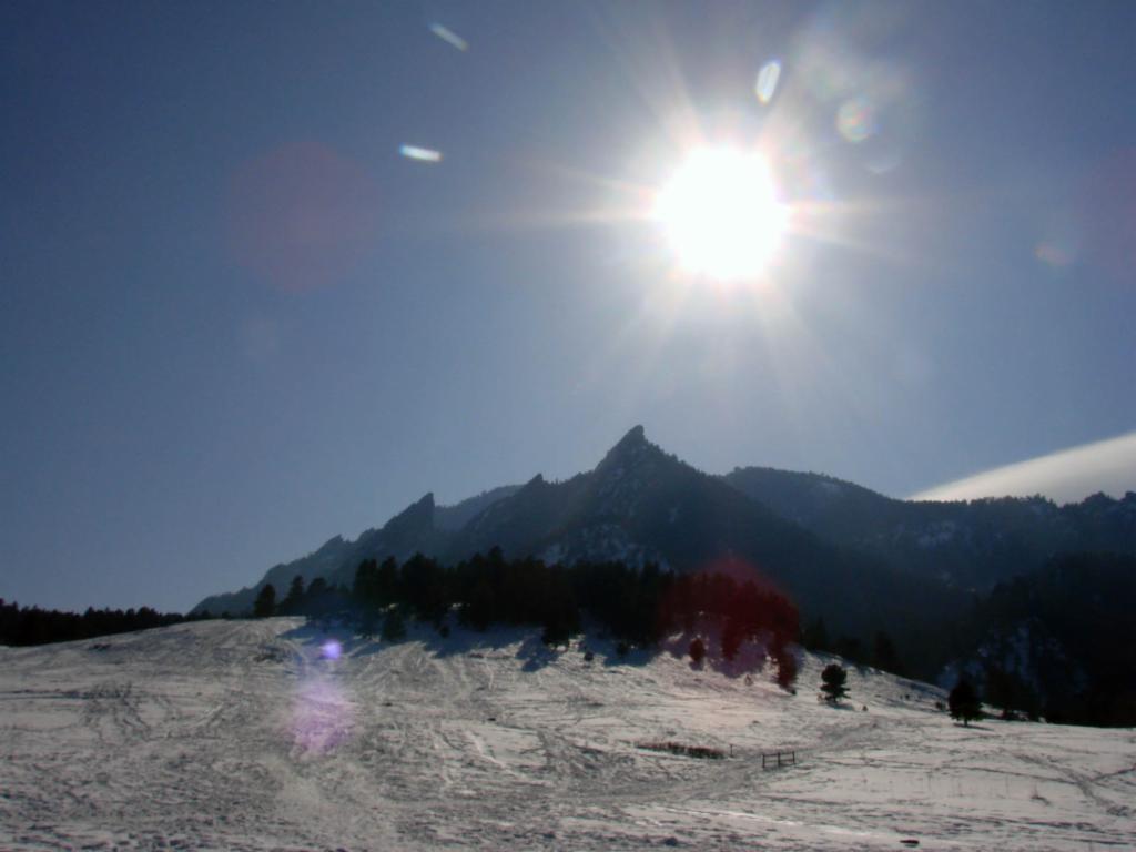 Flatirons from Chautauqua