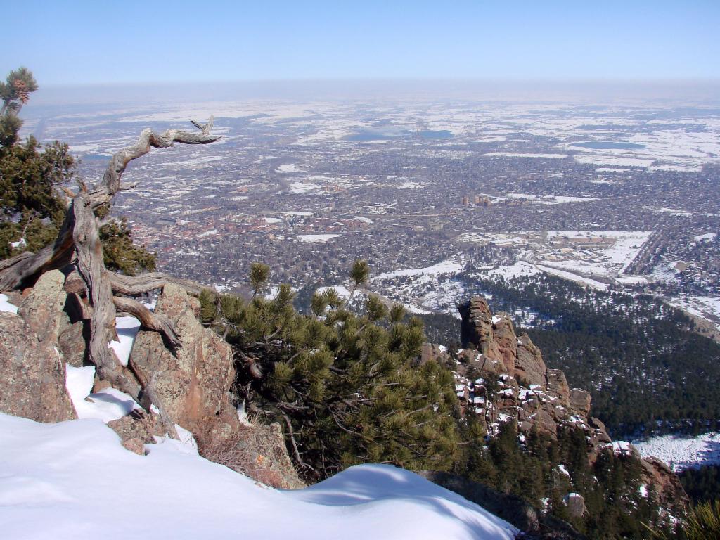 Boulder, a Flatiron and the Plains