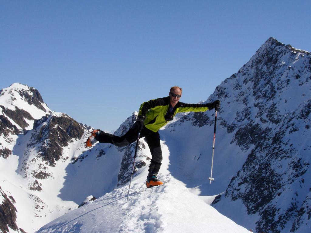 Yannick au Pic de la Petite Valloire