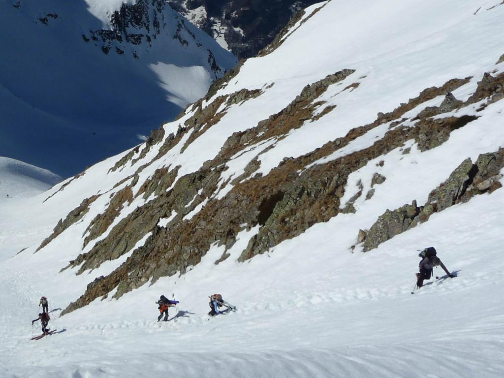 Les derniers mètres au col