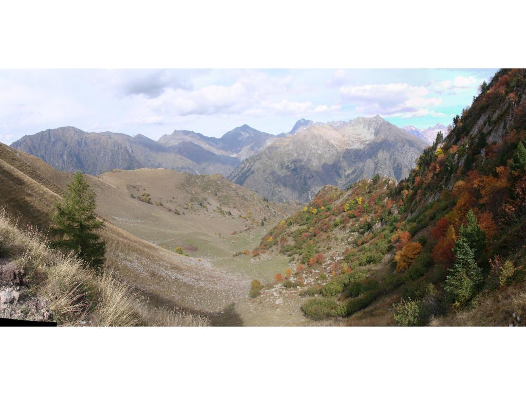 Vue du Col de Prés Clos vers le nord