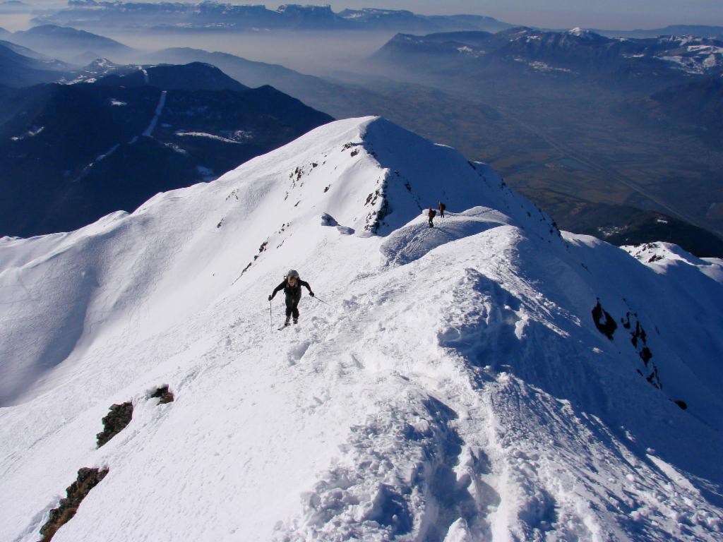 Les derniers mètres sur la crête.