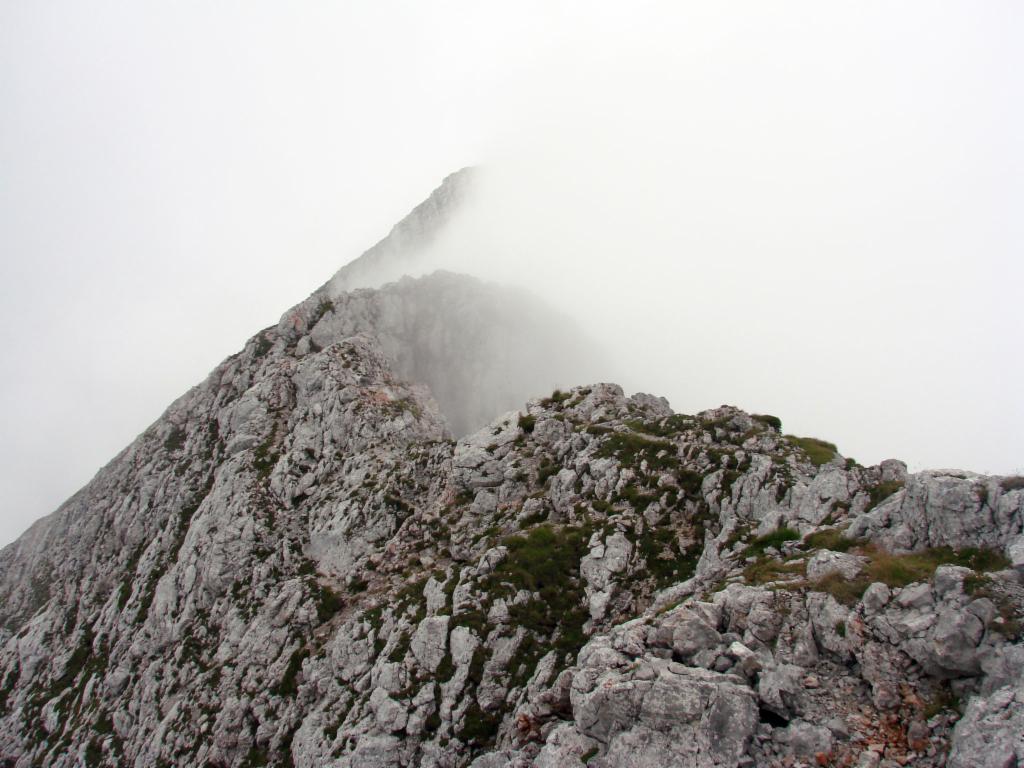 Blick zurück auf den Grat