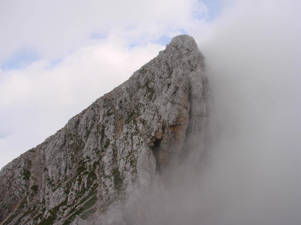 Blick zurück zum Nordgipfel