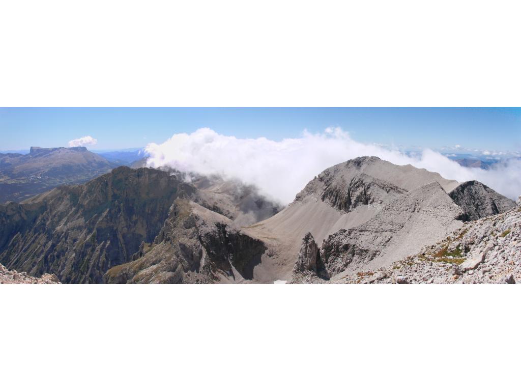 Vue panoramique vers le sud