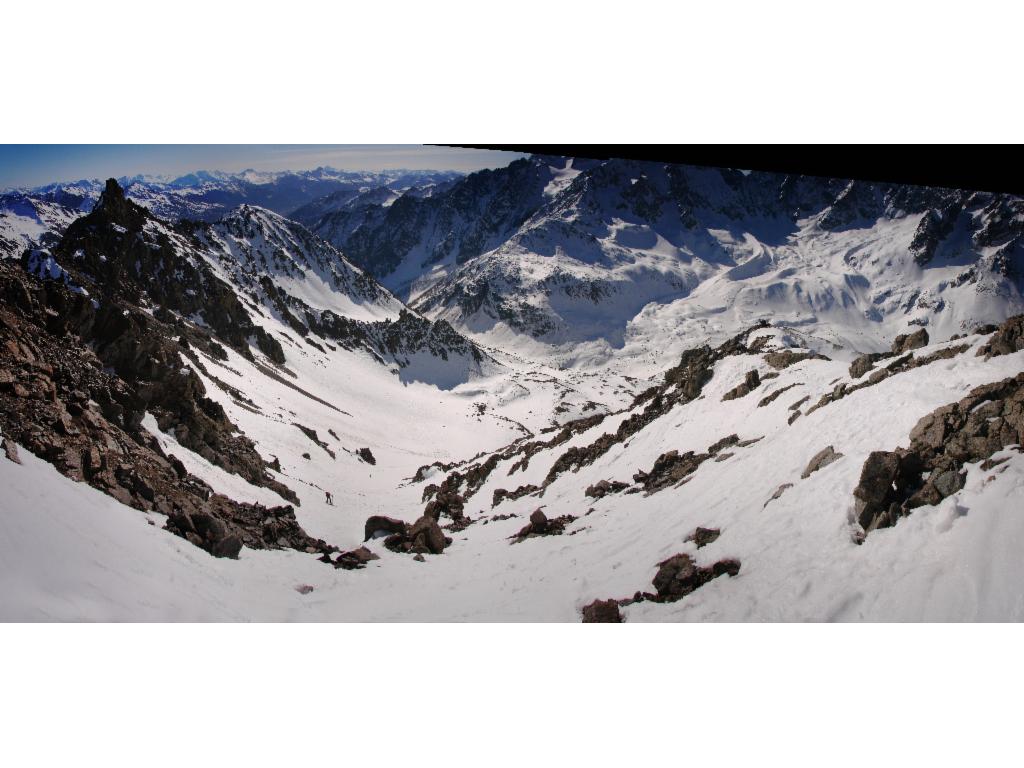 Combe de montée depuis le sommet