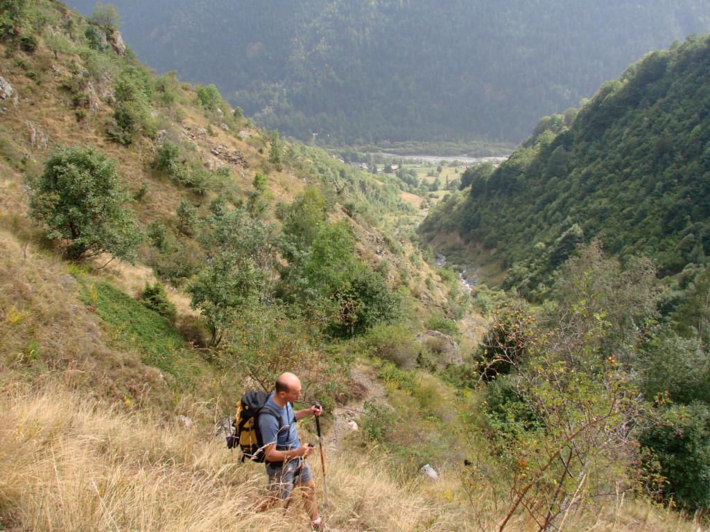Descente vers Villar-Loubière