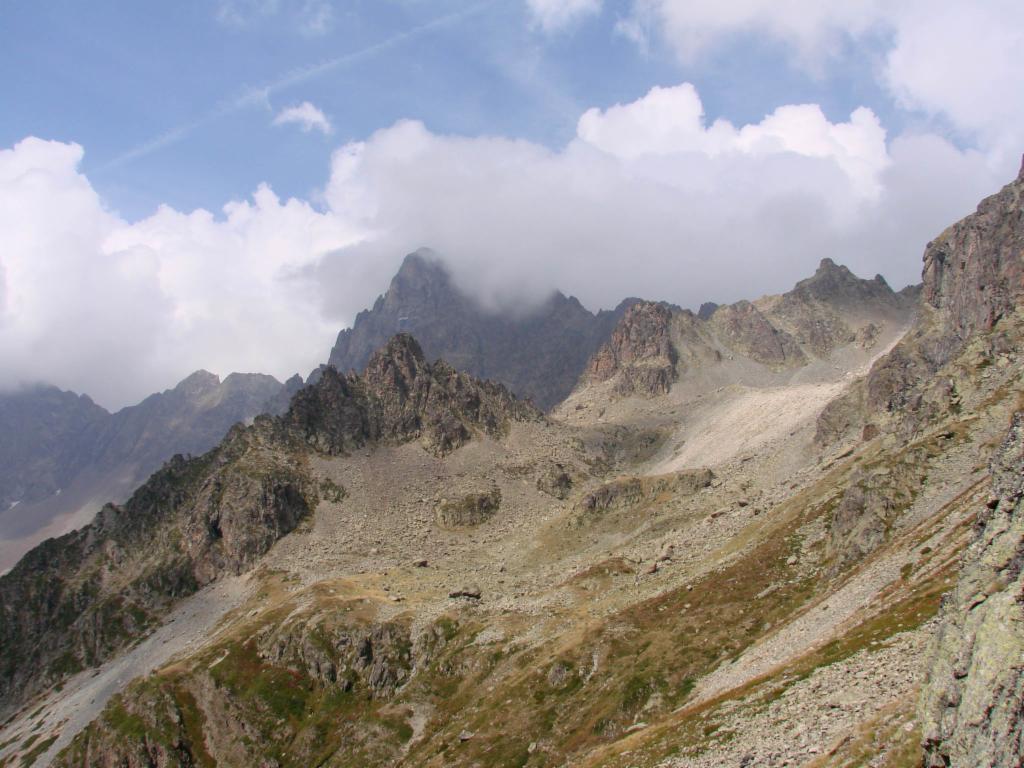 Pic des Souffles depuis le Col de Colombes