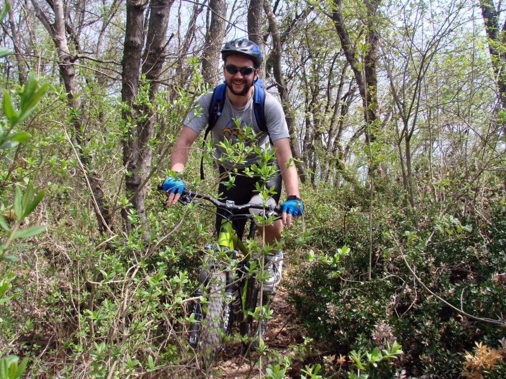 Descente dans les broussailles