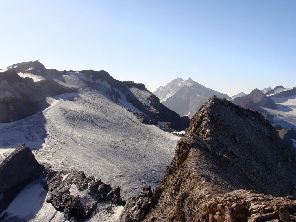 Pointe de la Galise, Levanna et sommet sud depuis le sommet nord
