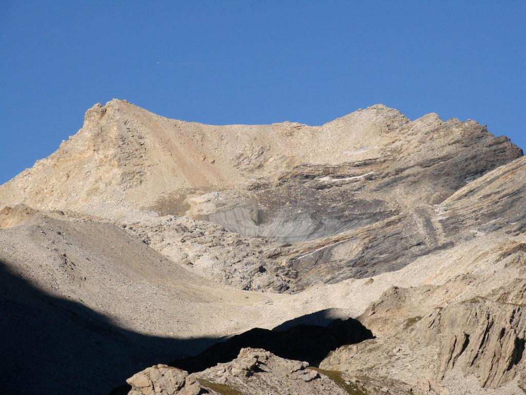 Roc de Bassagne et l'ancien Glacier de Calabre