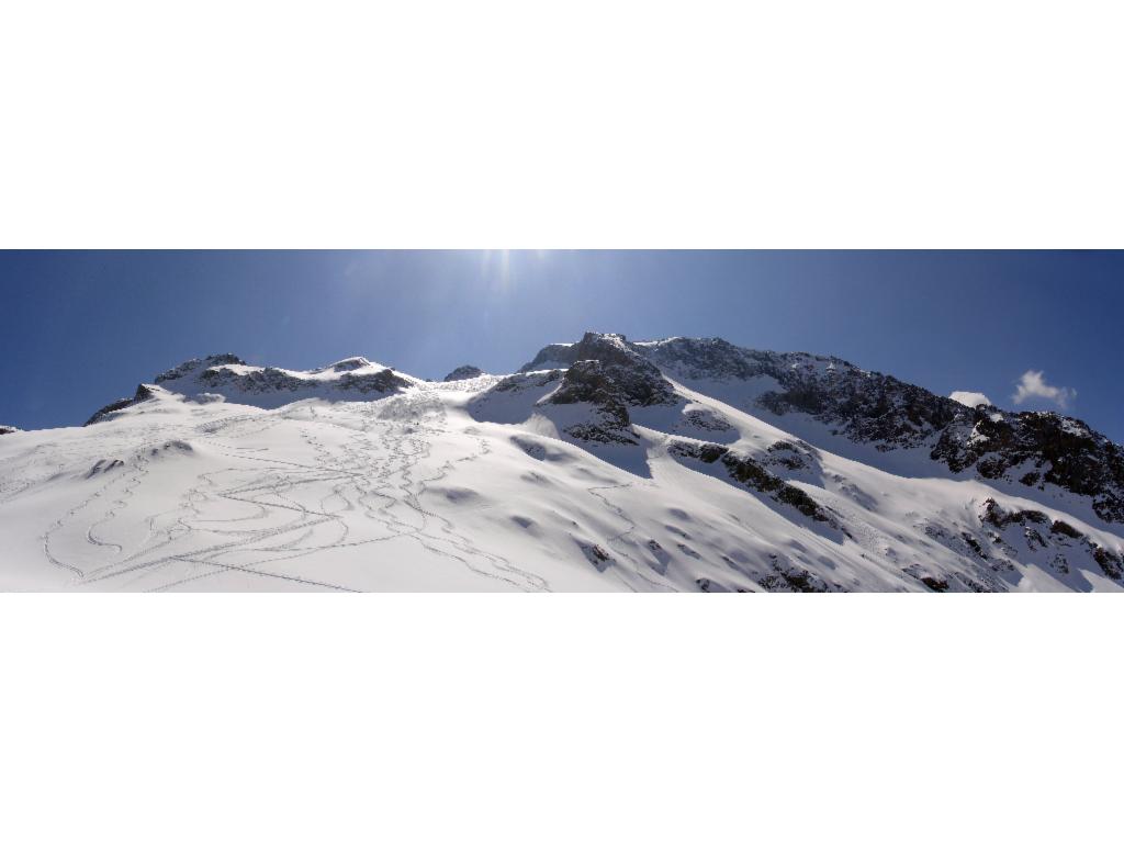 Nos traces à droite de la trace de montée