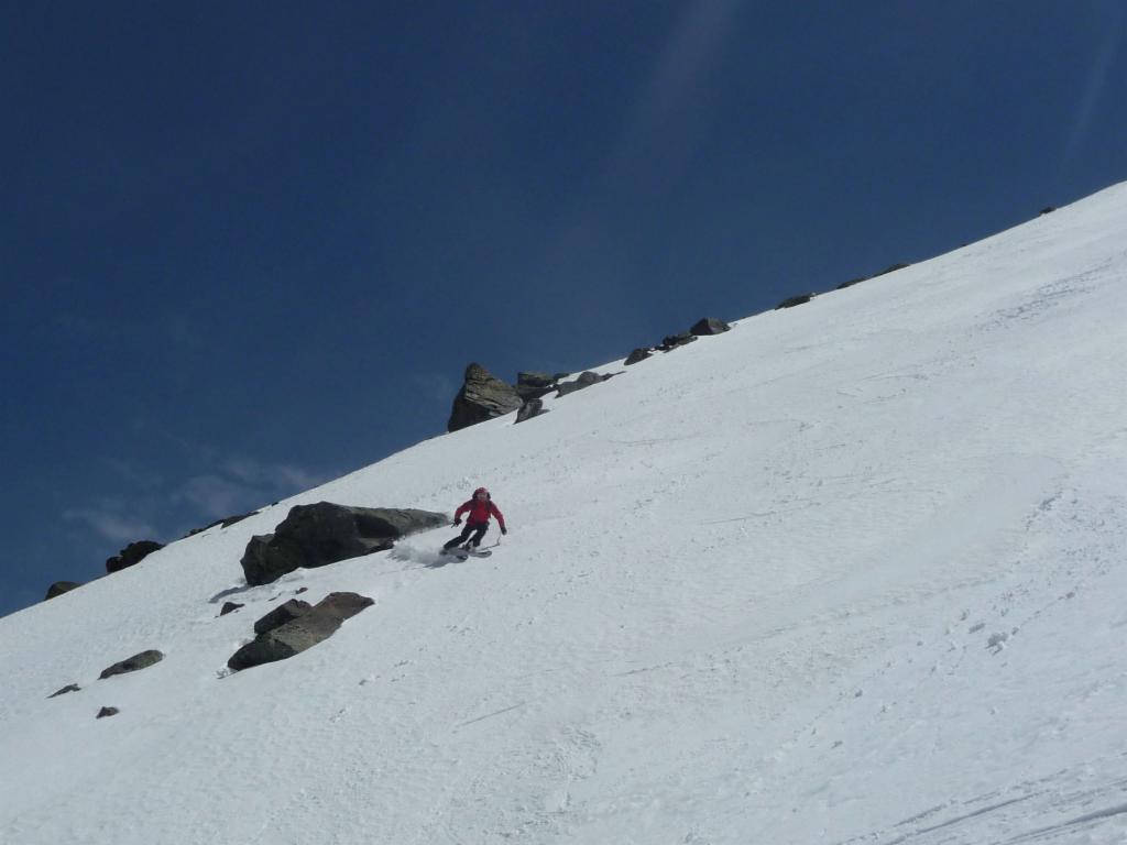 Peter à la descente