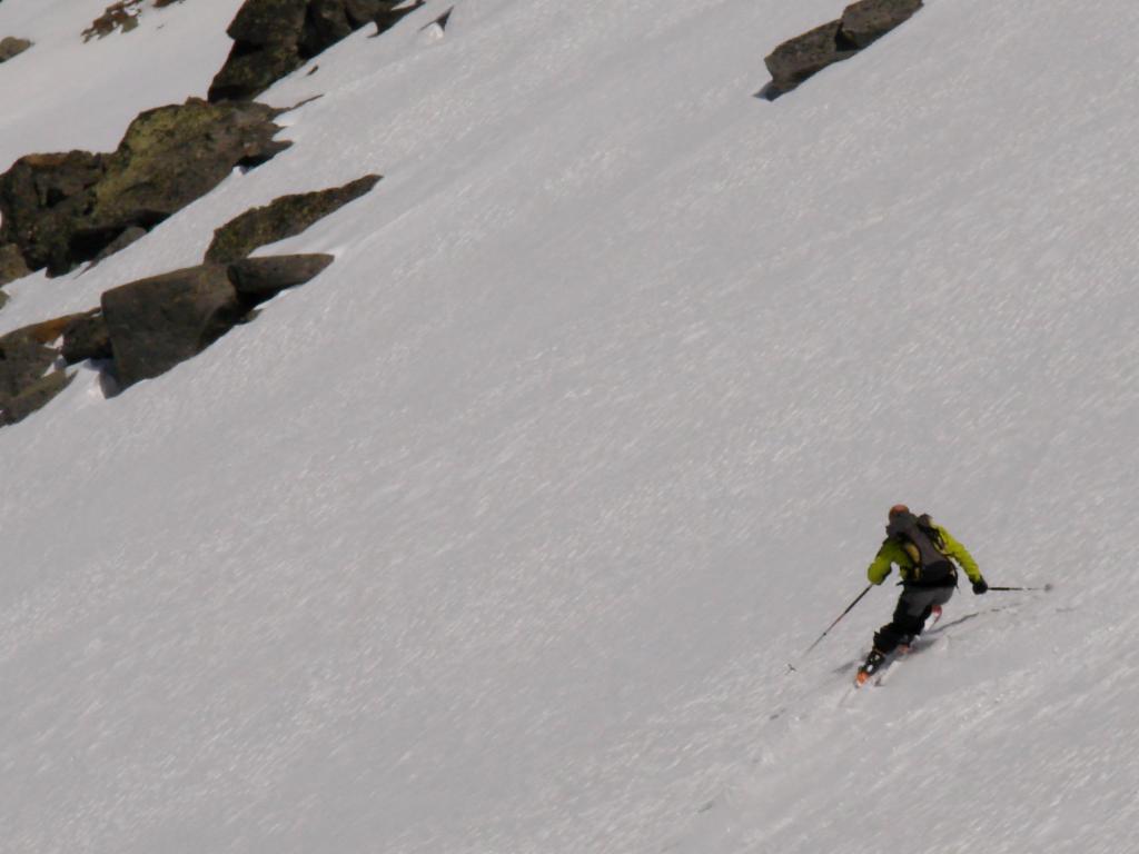 Yannick à la descente
