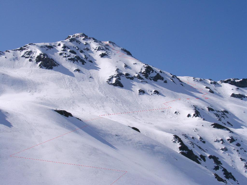 Itinéraire de montée