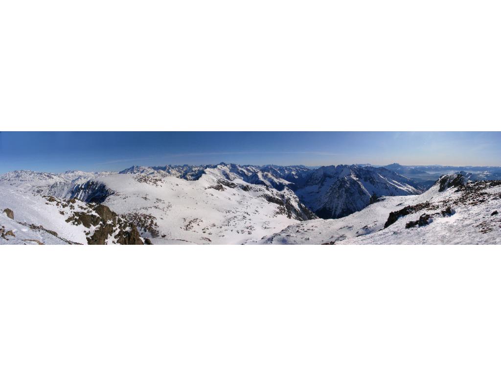 Vue panoramique vers le sud