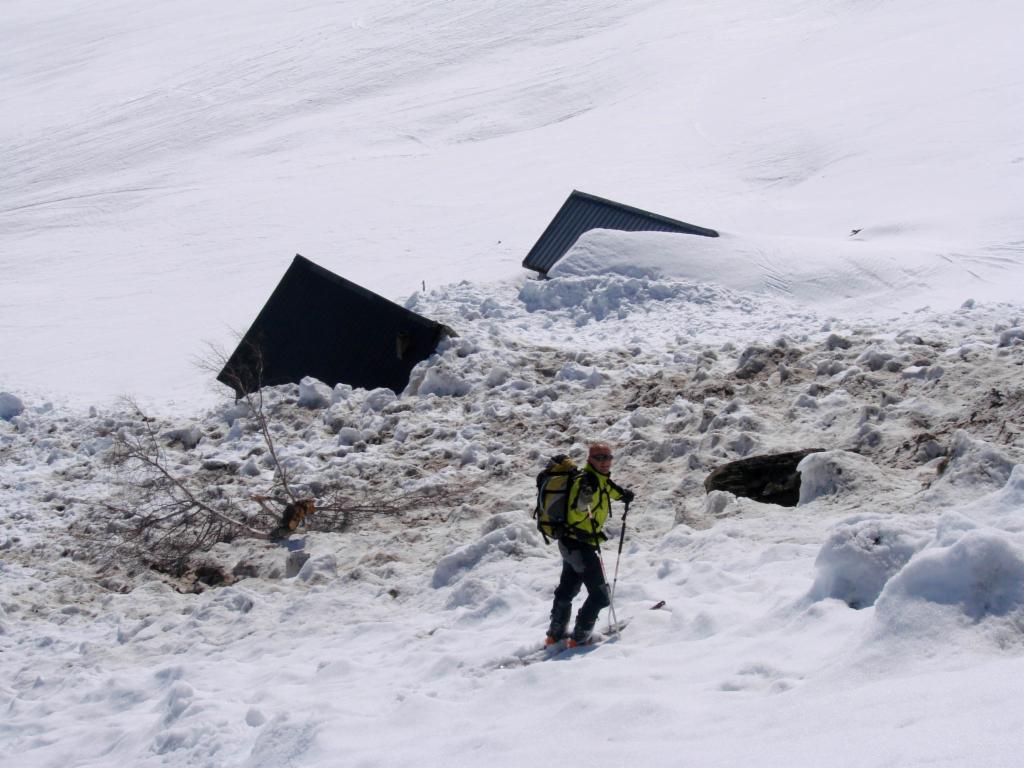 Avalanche de fond à la Lauzière d'en bas