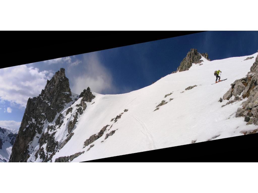 Yannick à la montée à la Crête de la Balme
