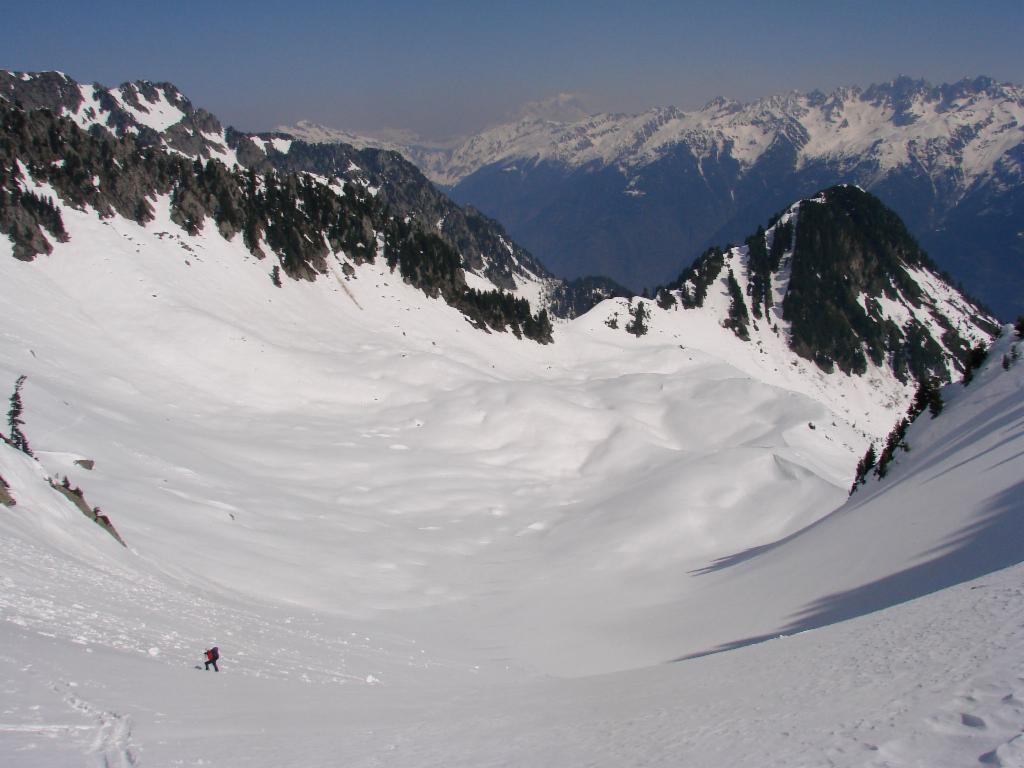 Montée de la Combe Lachat au Col du Fort