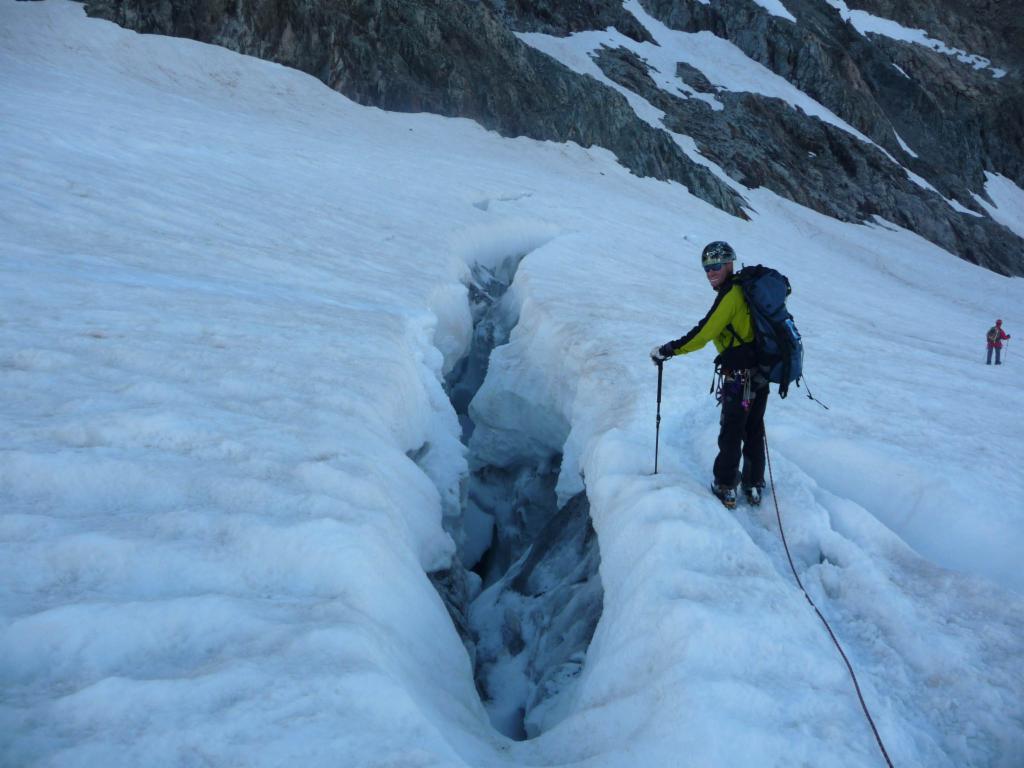 Encore quelques crevasses...