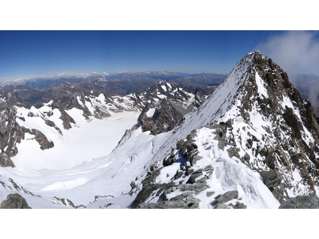 Barre des Écrins depuis Pic Lory