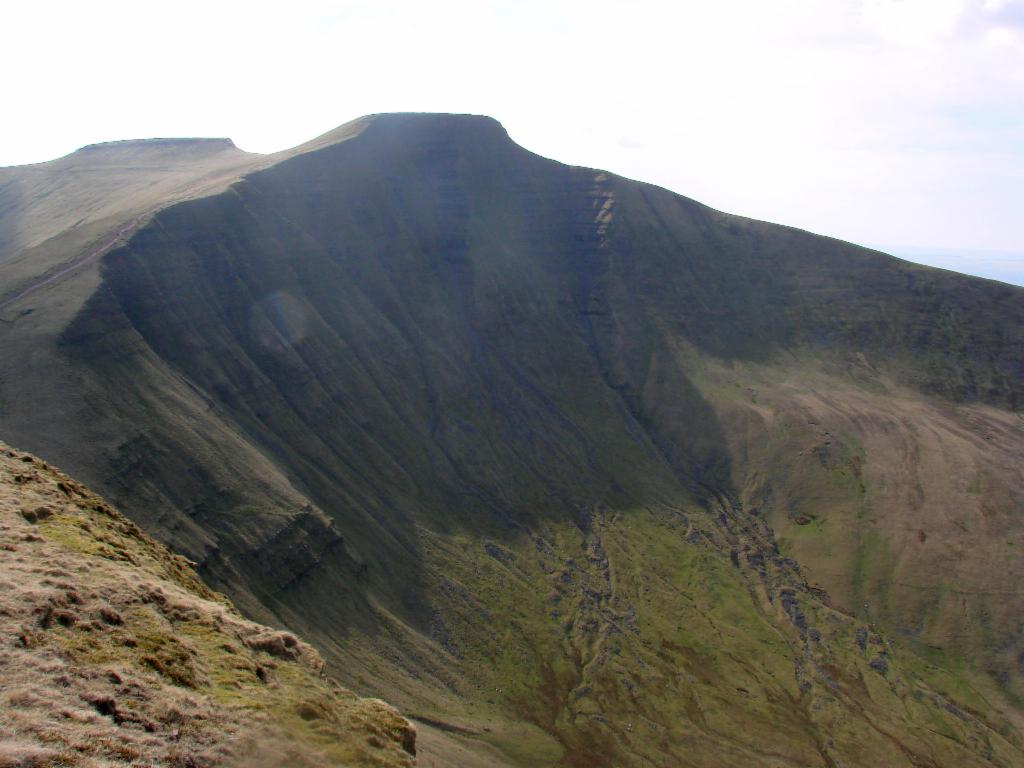 East face of Pen y Fan from Cribyn