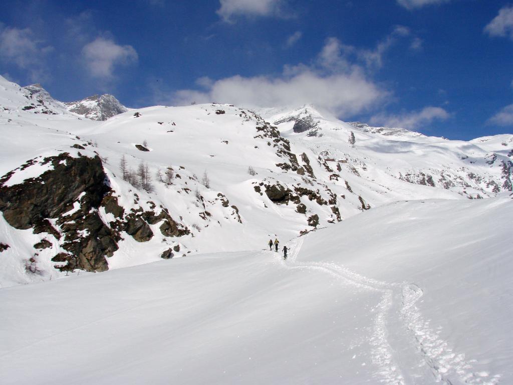 Hütte in Sicht...