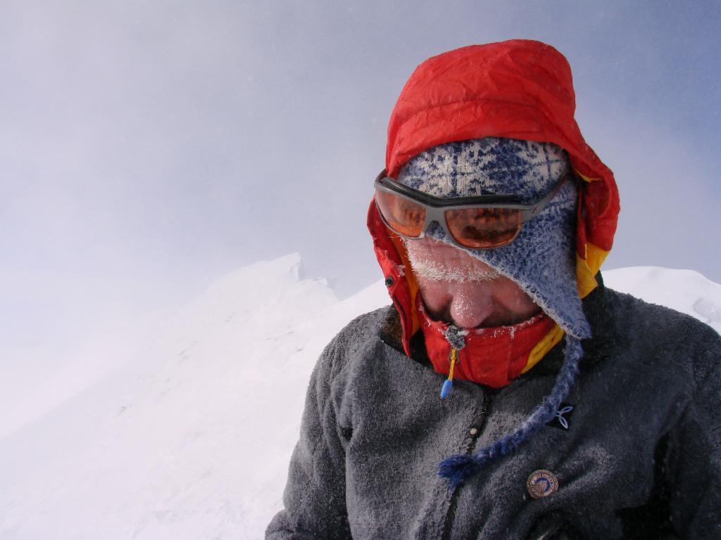 Sibirische Kälte auf dem Gipfel
