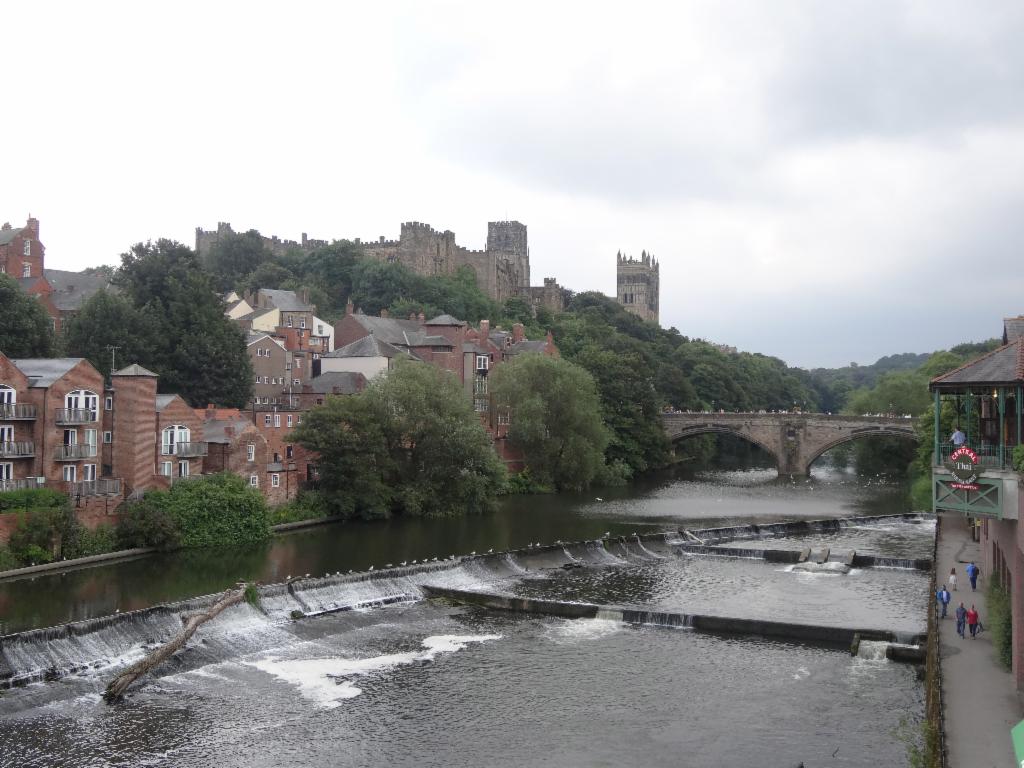 Durham city from the Millburngate Bridge