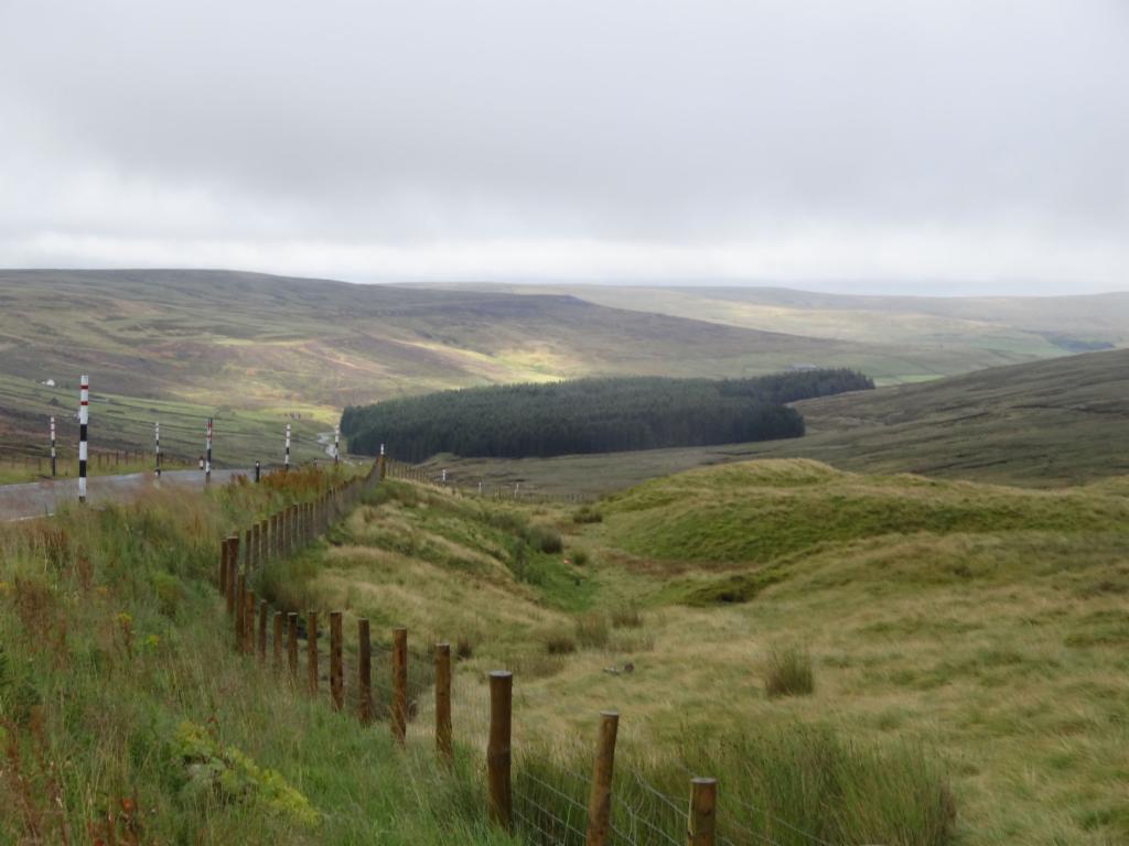 View from Killhope Cross eastwards