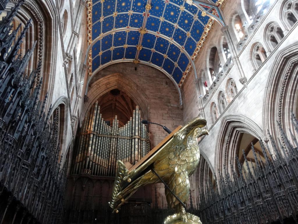 Unusual interior of Carlisle Cathedral