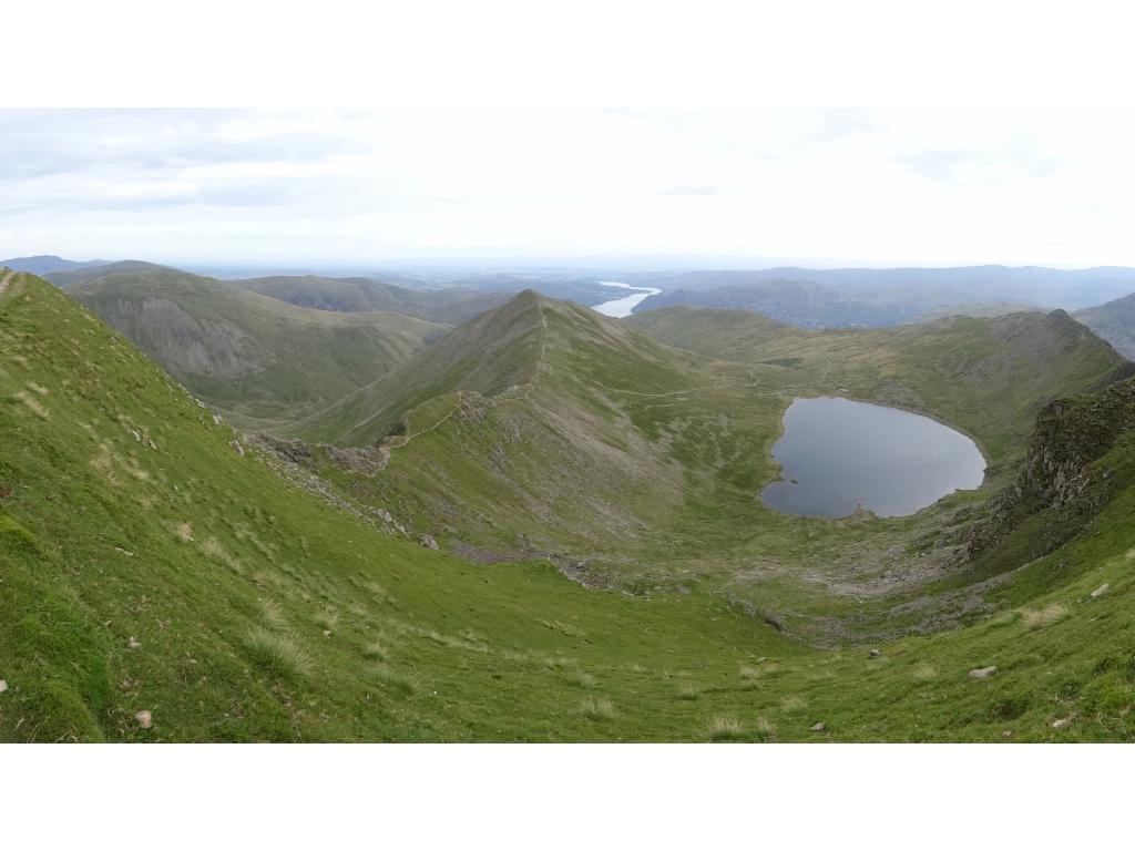 Ullswater and Red Tarn from the summit