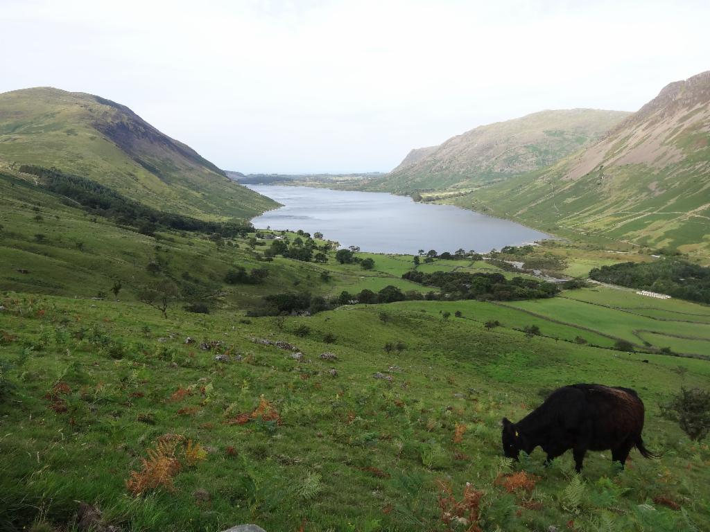 Wast Water from the ascent to Scafell Pike