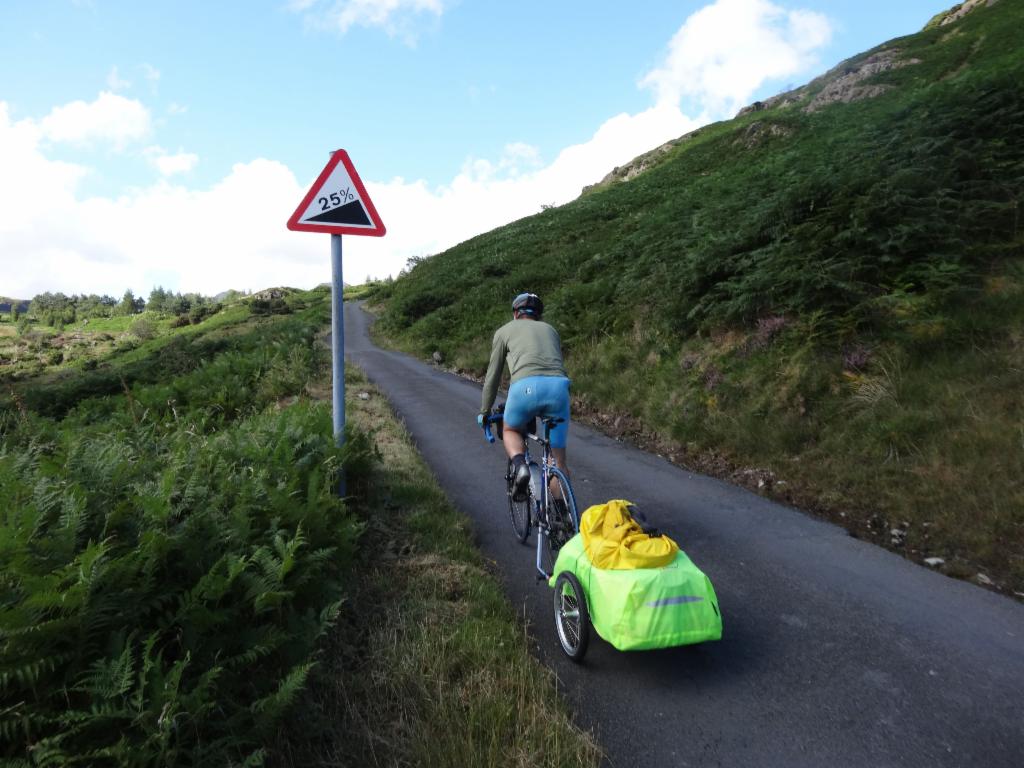 Steep ascent to Blea Tarn