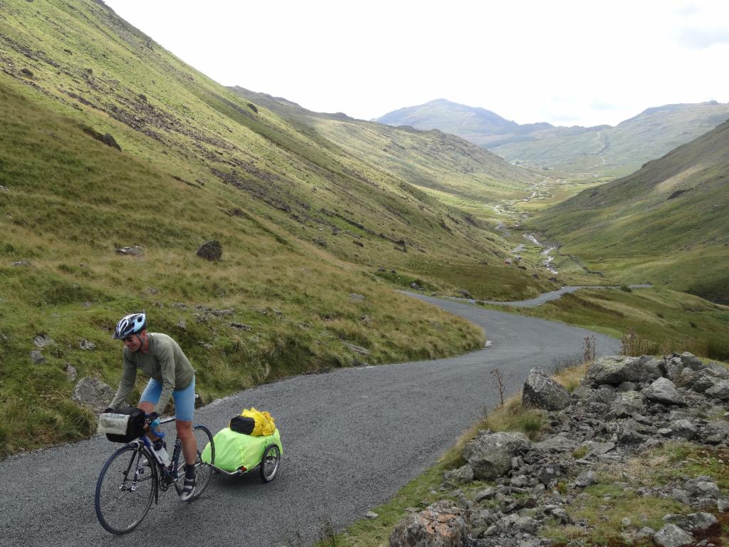 Tough climb to Wrynose Pass