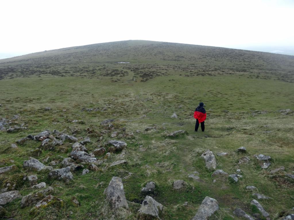 Path from Butterdon Hill to Western Beacon