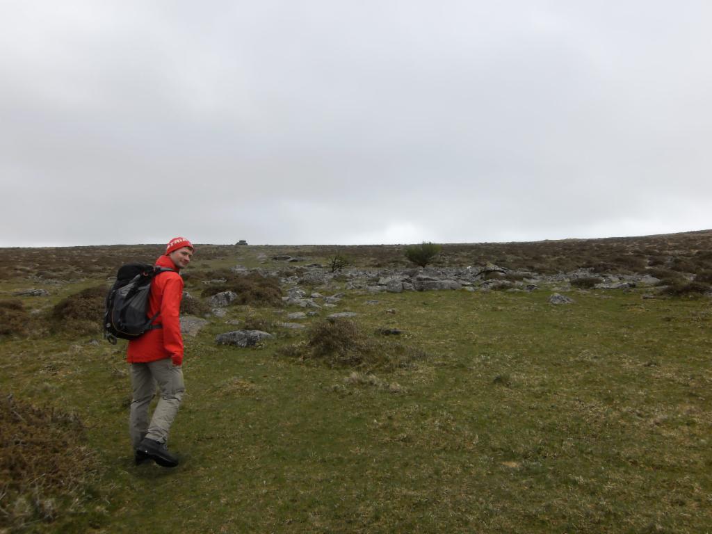 Hangershell Rock at the horizon