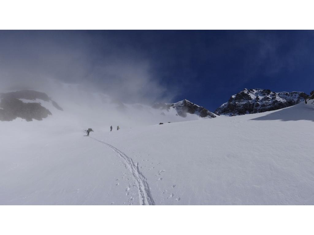 Montée dans la combe