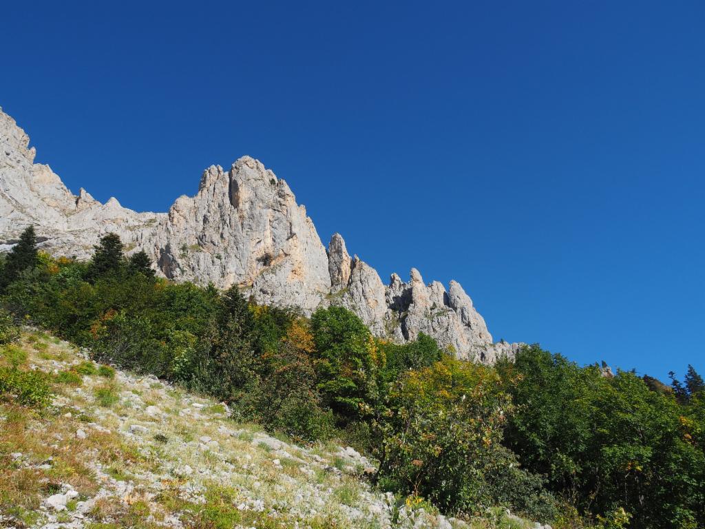 Pas de l`Œille depuis la montée