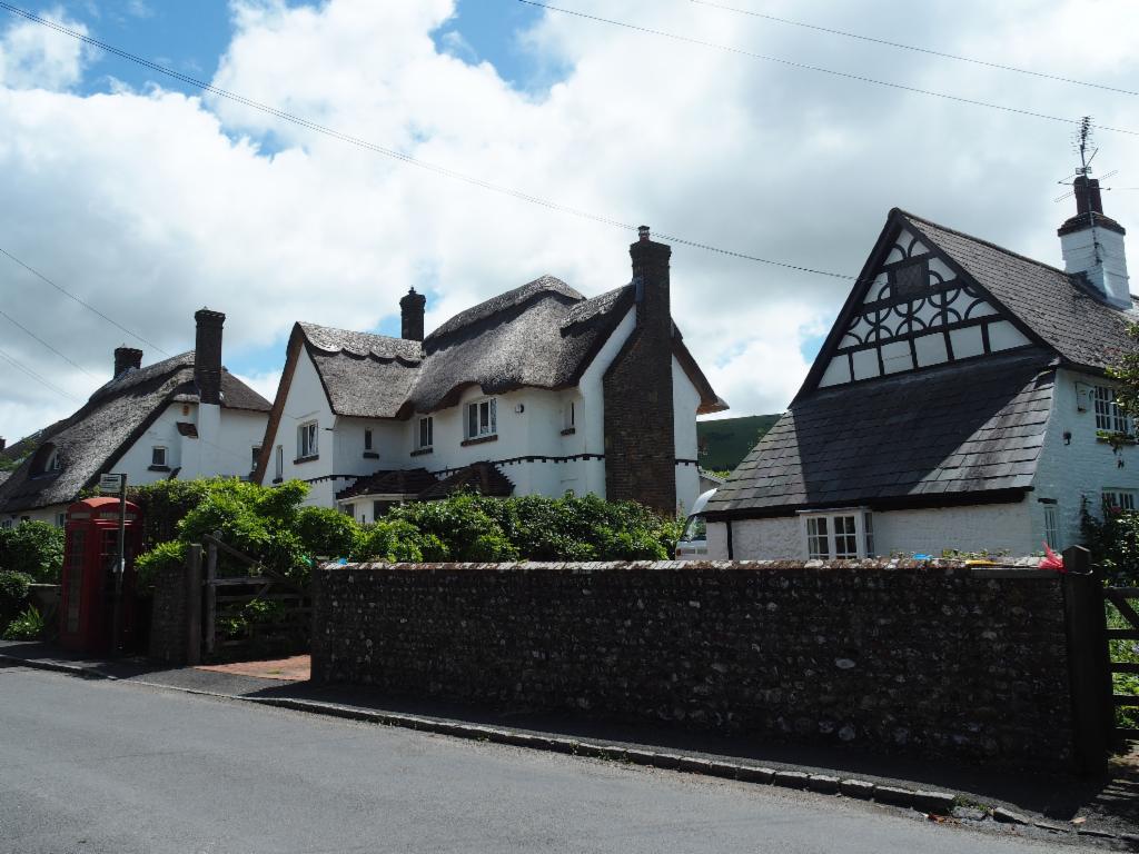 Thatched houses in Shoreham