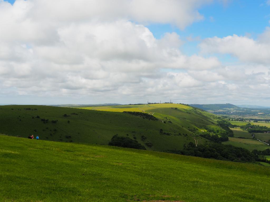 View from the summit towards the west