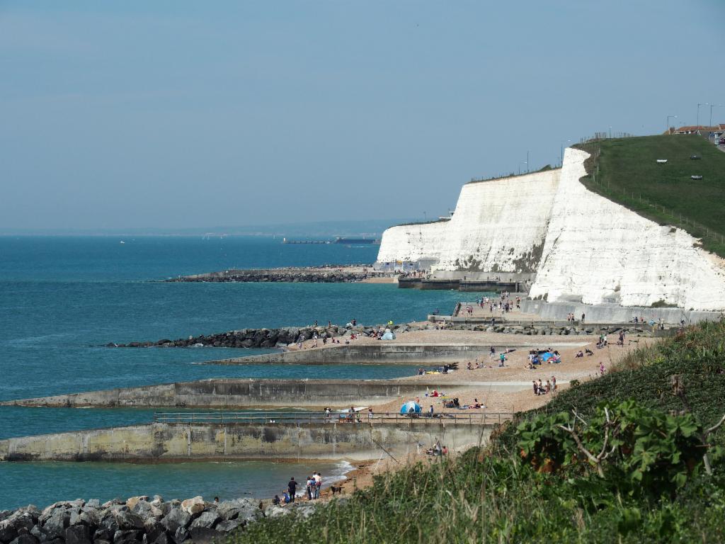 Cliffs and beach at Saltdean